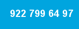 922 799 64 97 922 799 64 97